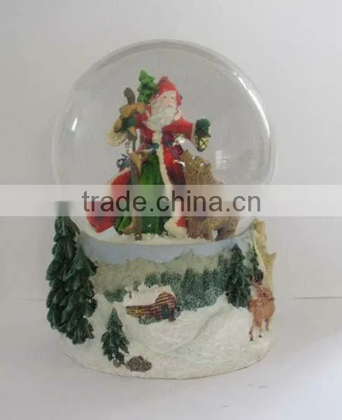 The most popular 100MM christmas snow globe,snow globe,Customized snow globe