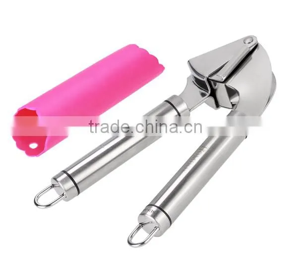 New Home Kitchen Tool Stainless Steel Garlic Press AM000830