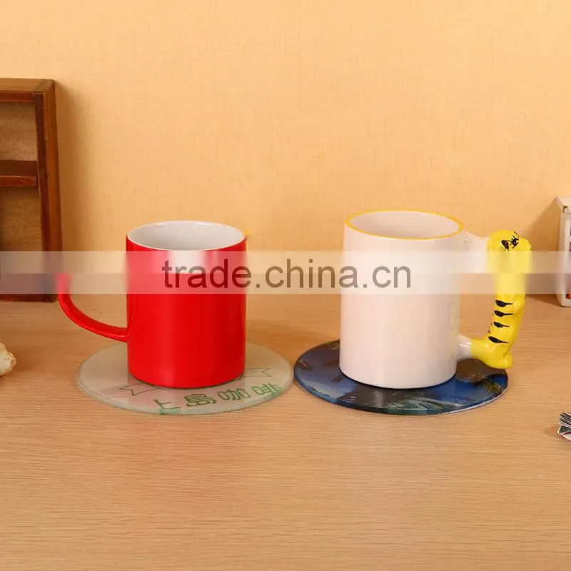 DIY printing sublimation blank glass coaster