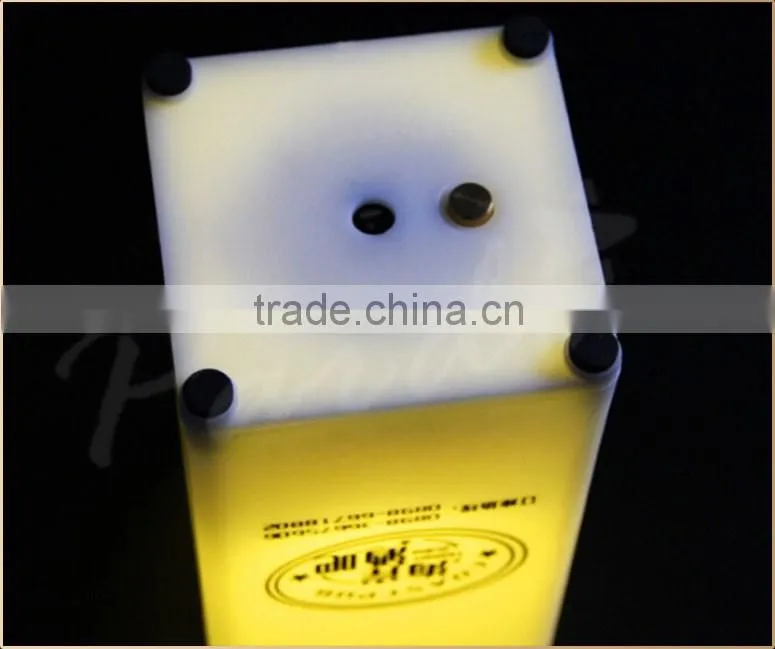 2016 A sqaure restaurant led table desk lamp