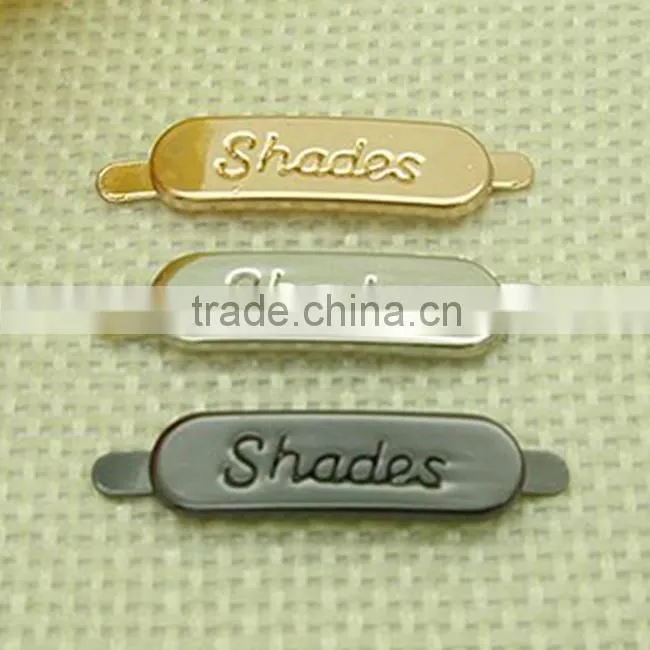 metal decorative labels