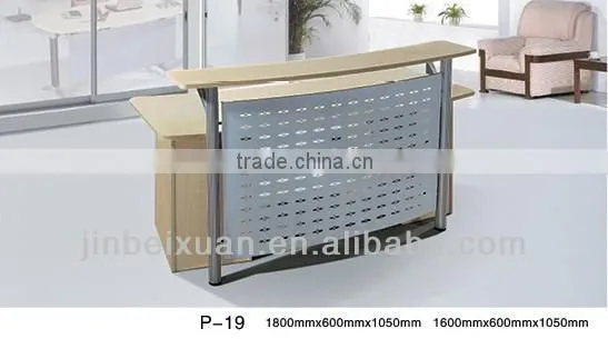 Hotsale classic design MDF wood Reception desk P-19