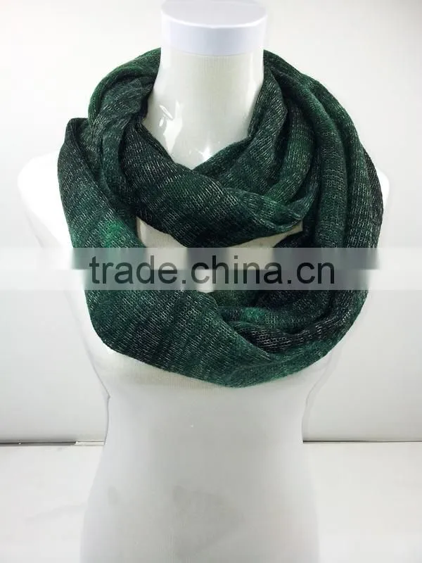 New Arrivel women fashion double layer winter knitted scarf