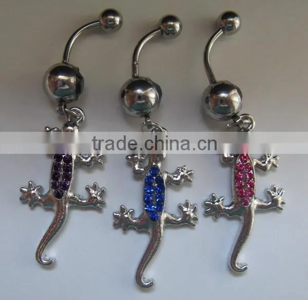 Dangle belly ring