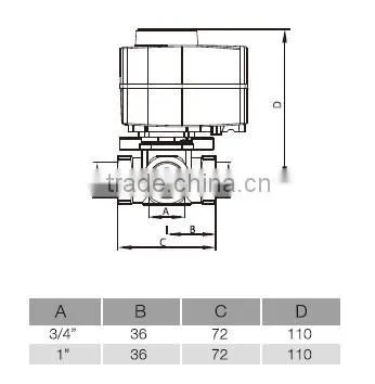 underfloor heating copper F-cock nickle-plate combined valve