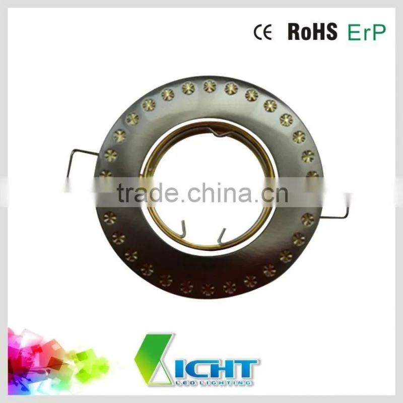 Zinc Alloy led downlight housing ring ceiling lamp accessory