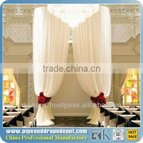 hot selling used pipe and drape , room,hotel drapes
