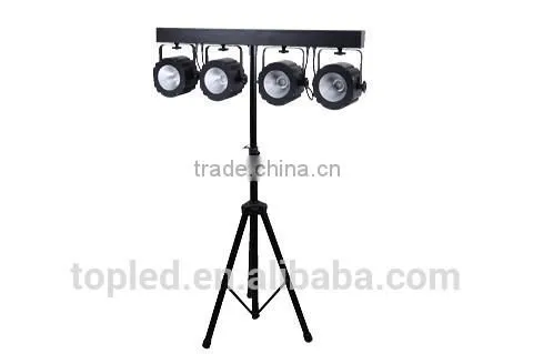 Powerful and Colorful 4*30W RGBWA LED COB 4Par Light Stage Lighting