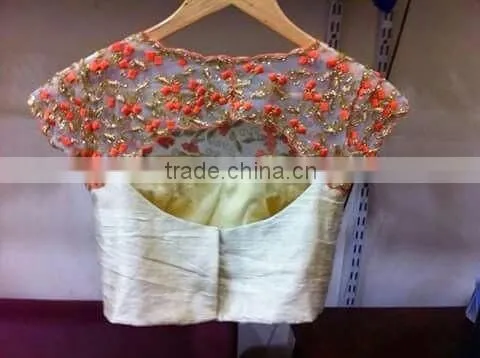 machine embroidery designs of saree blouse neck