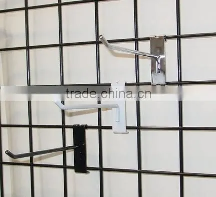 High Quality Wire mesh rack hook /Wire hanging hook/Wire peg hook rack