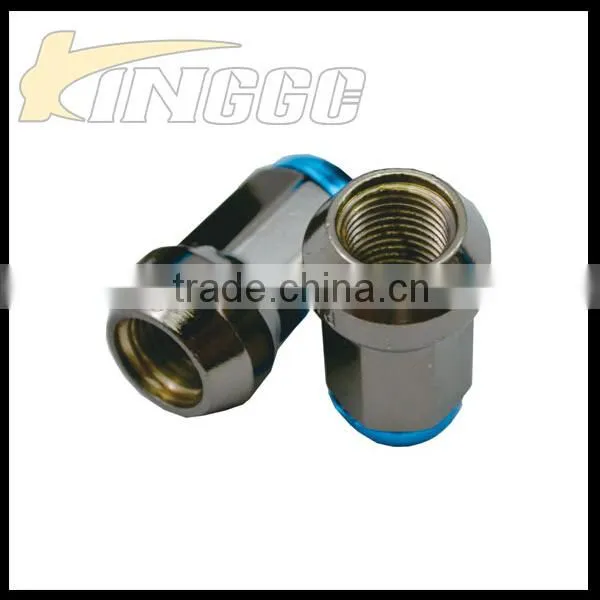 Super Lock Nut Aluminium Blue Racing Car Wheel Nuts