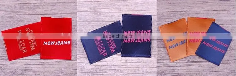 Custom new red washable flexo cards heat transfer printing label