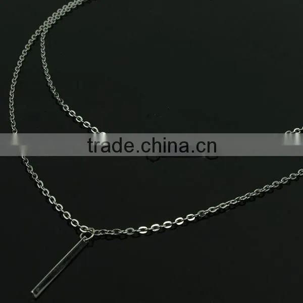 cheap double layers ebay cheap silver necklace