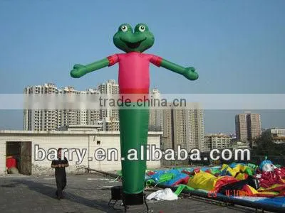 Durable inflatable sky dancer animal models