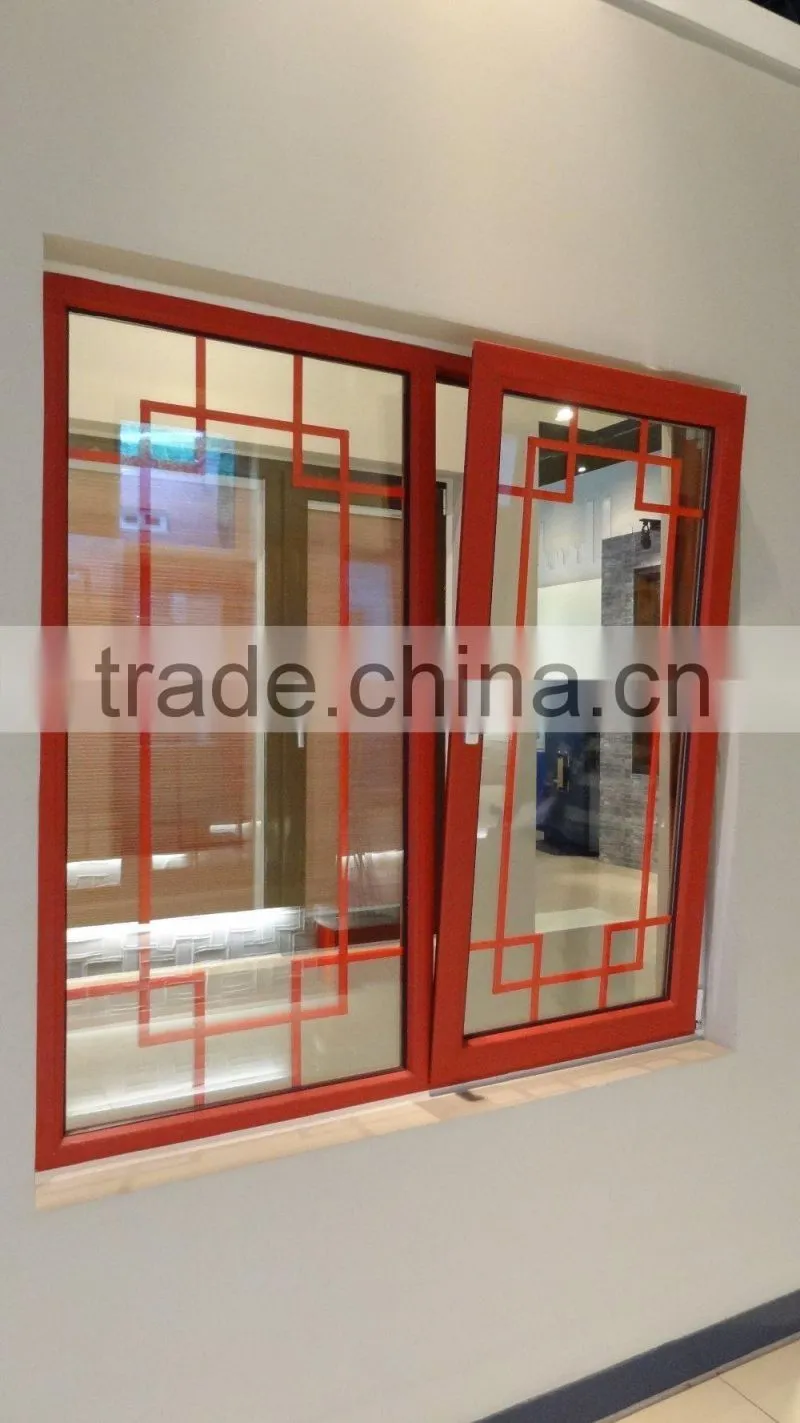 Solid wood German system and china style combine perfectly grill tilt and turn window