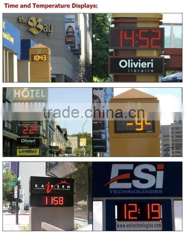 LED Time and Temperature Display sign for promotion price