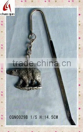 2012 crafts pewter metal book clip bookmark for decoraton