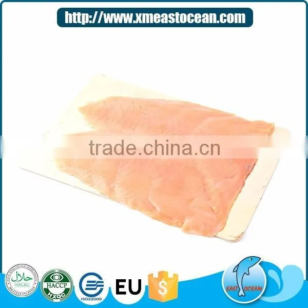 High quality original Chile fresh frozen smoked salmon fillet