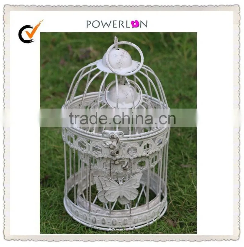 Low Price Shabby and Chic Garden Decor Metal Square Bird Cage