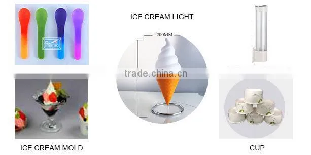hot sale S970F door to door service frozen yogurt soft ice cream machin 3-flavor
