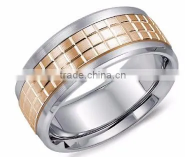 Classic style Titanium Ring hammer surface cobalt men ring Jewelry factory price