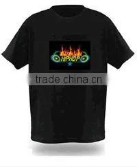 Hot Sale Sound Activated El T-shirt