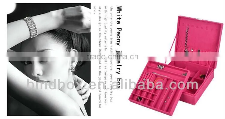 high quality large fabric gift box for jewelry