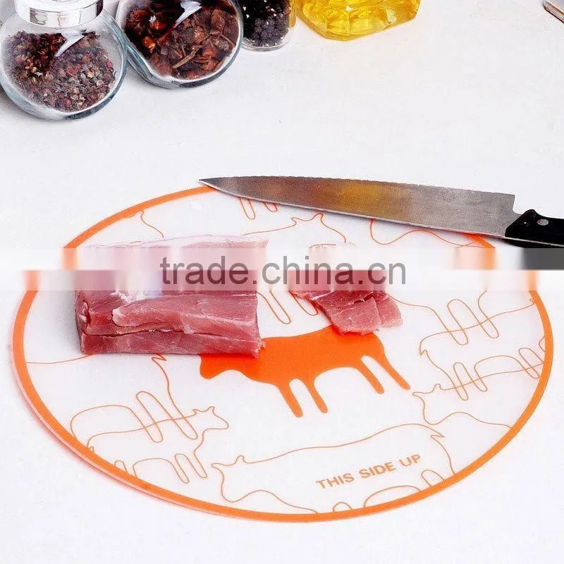 attractive pp roound shape chopping board