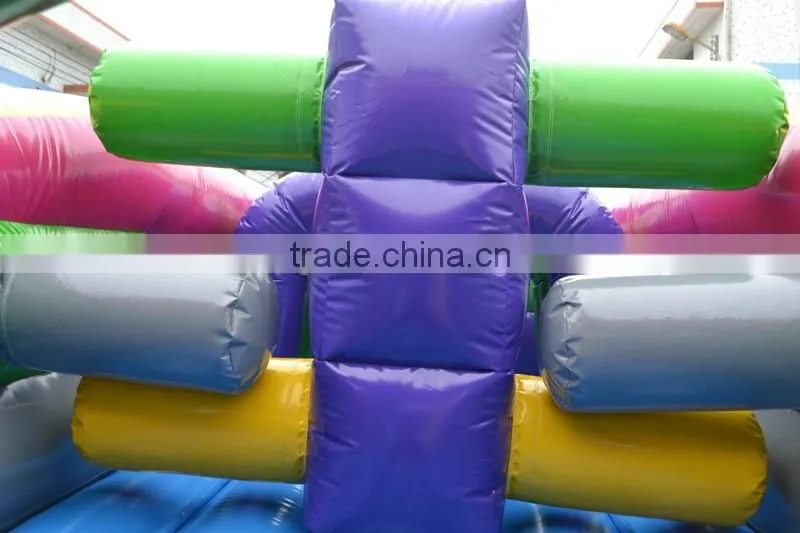 Best selling children's park obstacle inflatable obstacle course