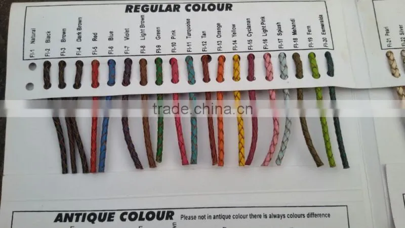 5mm Round Leather Cord From BORG EXPORT / 5mm Round Leather Cords