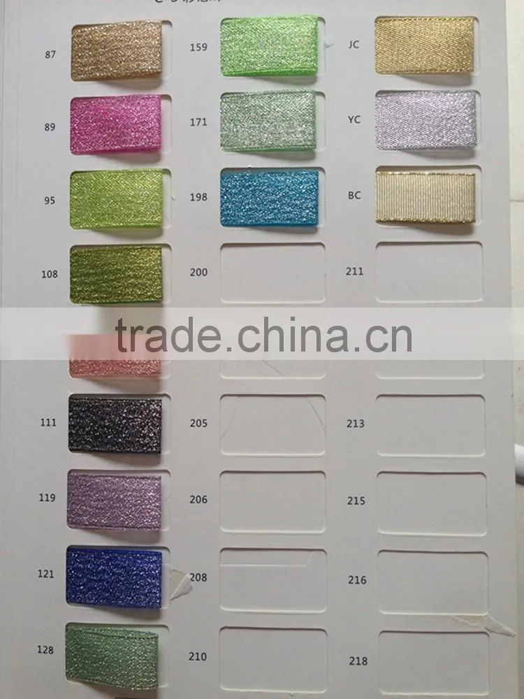 China 15mm Color Spirit Metallic Ribbon for Recall Days