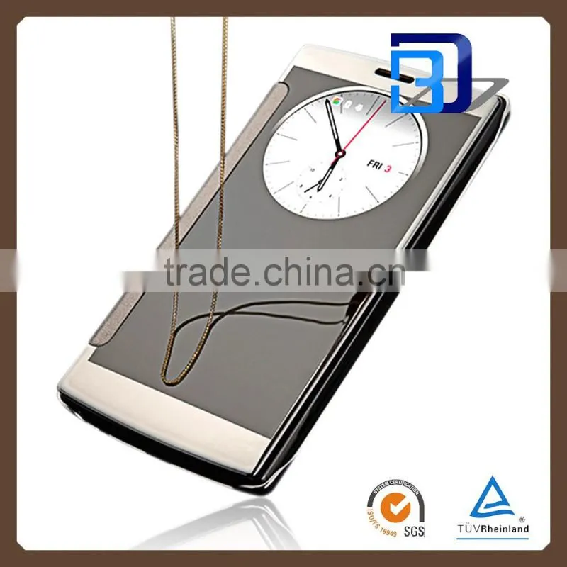 Chinese Supplier Smart case Electroplating PC Mirror case For LG G4 smart case factory price