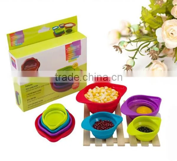 holesale grade 60ml 80ml 125ml 250ml silicone custom measuring cup