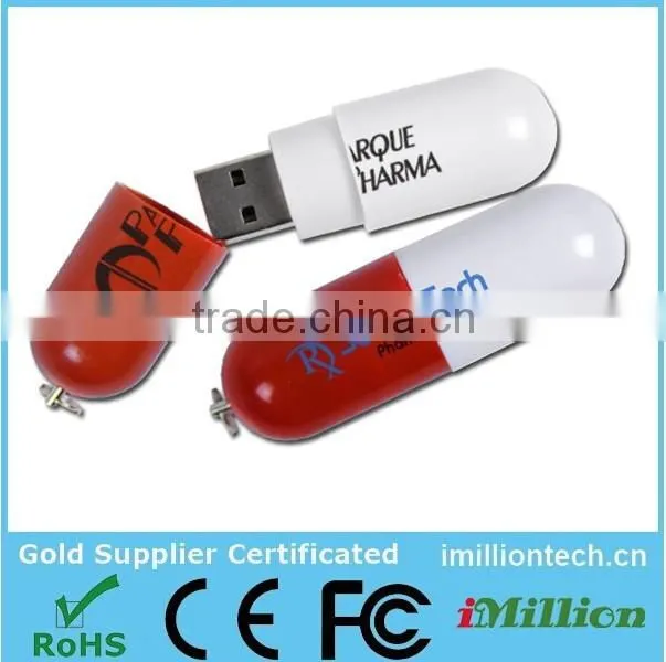 Medical Pill USB Flash Drives, Pill Shaped USB, USB Pill capsule 8gb