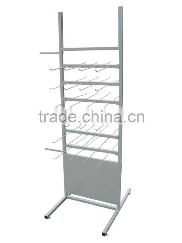 multi- layers metal wire display stand rack HSX-56 metal display carpet rack / floor standing metal display rack