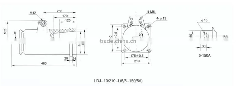 LDJ(1,5,6)-10 current transformer 5A