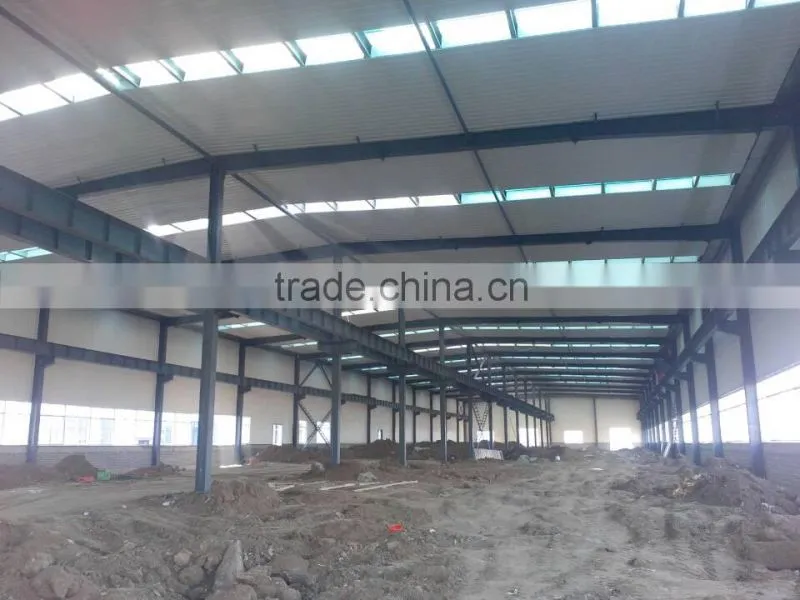 fast easy assembling large span steel structure