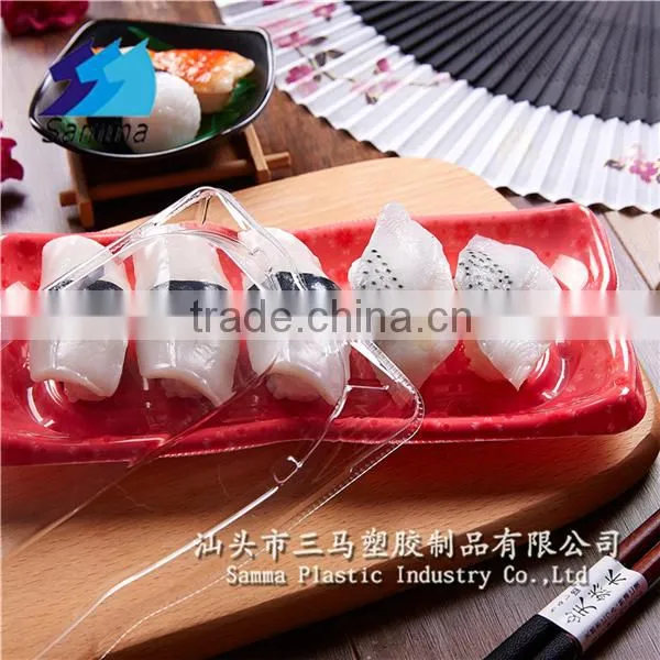 KW-0006SJ-R Plastic Food Container with Clear Lid