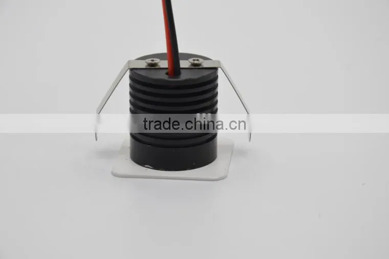 Square shape ellipse hole 3W LED downlight Epistar COB Clear diffuser TEC002S3WQ3