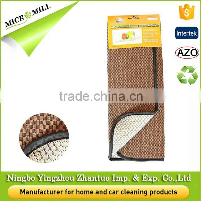 Microfiber heated custom placemats and coasters