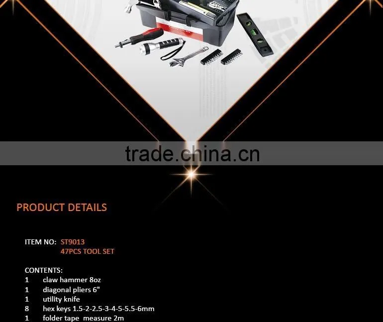 37Pcs Economic High Quality Multi-Function Combined Tool Box Set