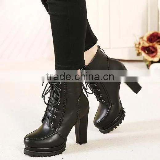 2016 Women Peep Toe Boots Ankle High Heeled Boot Sexy Women High Heel Boots PH2268