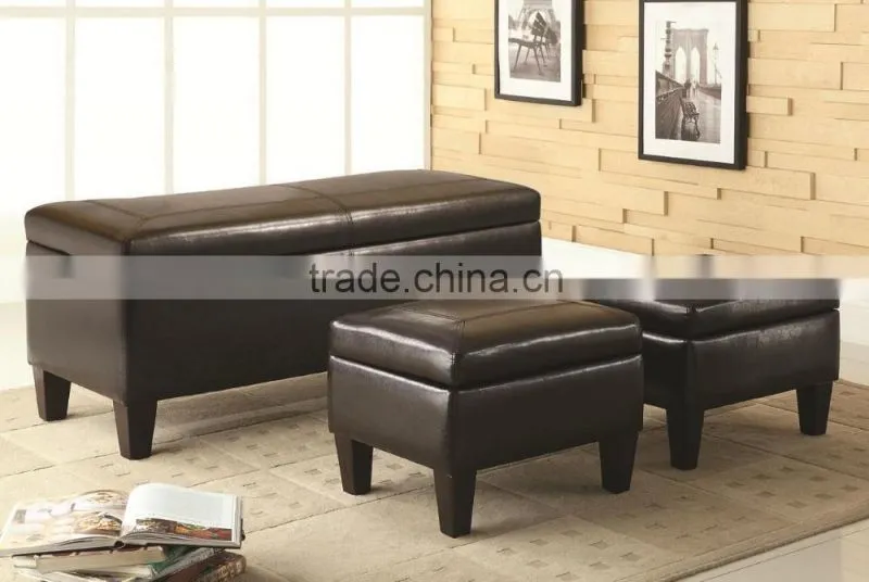 Shoe storage ottoman