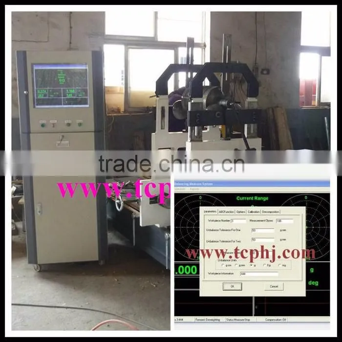 Hard Backing Horizontal Dynamic Electronic Balancing Machine Repairing