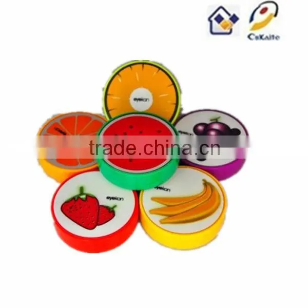 A-8039 Fruit eye contacts cases contact lens case eyekan