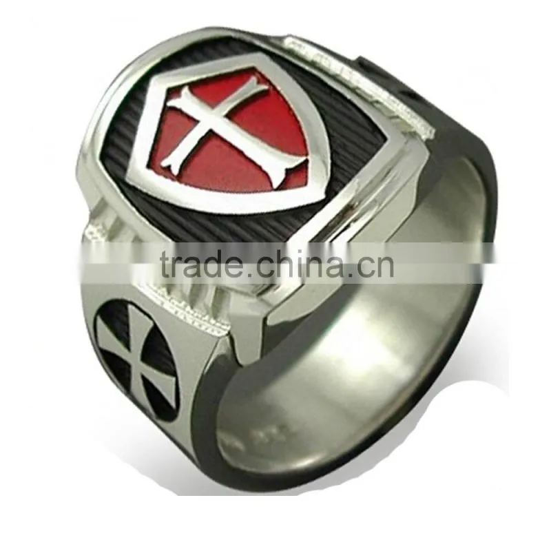 Jingli Jewelry China factory best seller stainless steel crystal women skull rings (HS-109)