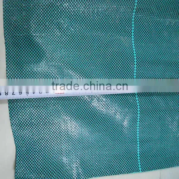 Garden ground cover net for weed prevention