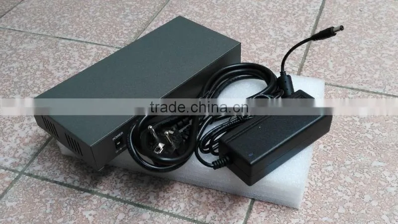 8 SFP fiber switch with 2 port10/100/1000Mbps TX uplink