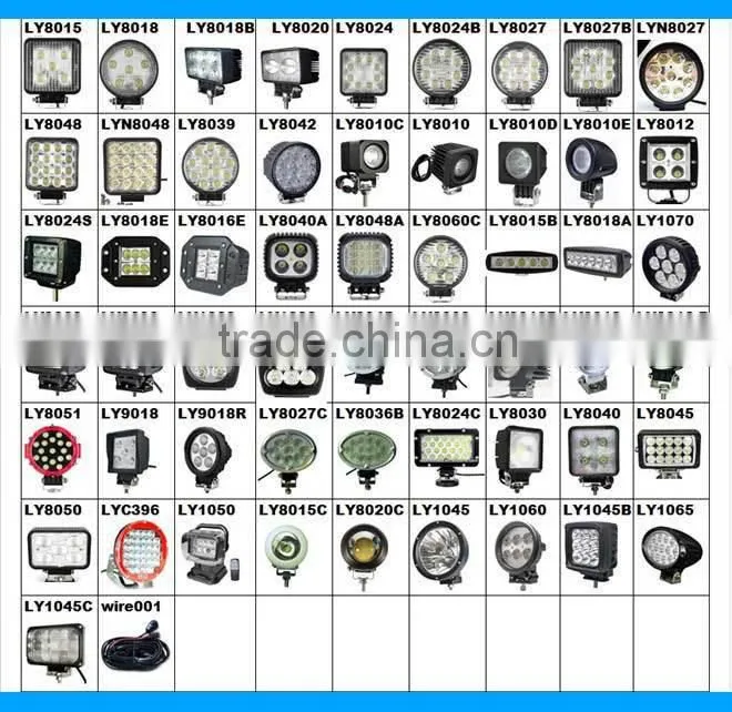 Auto Parts Spot/flood 12W LED Work Light for Truck aluminum housing Car LED work light SUV Offroad