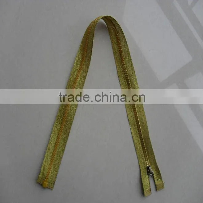 Golden Plastic Zipper